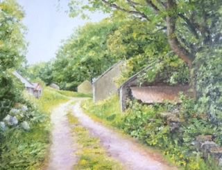 This oil painting was inspired by a walk nearby. 
#Sligo has truly stunning walks
@sligowalks
#oilpainting #Irishscenery