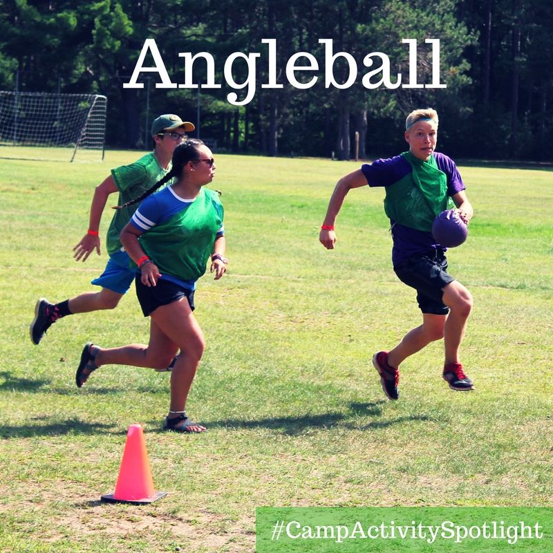 campluther's tweet photo. Don't go in the cones! Angleball is an awesome team game we love to play at Camp Luther. #CampActivitySpotlight #Angleball https://t.co/MSn11k5fSV