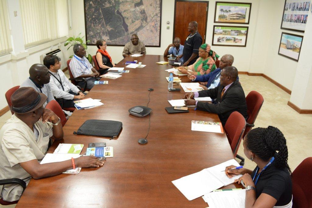 rasiedu1's tweet photo. IITA and Nigeria Agricultural #Quarantine Service - strategizing for safer germplasm exchange and protection against new #pests. @IITA_CGIAR https://t.co/AqakiLNxAX