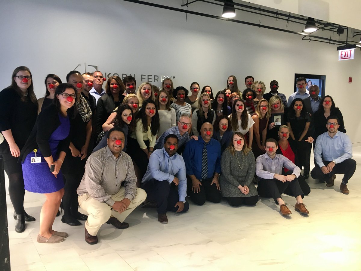 Korn Ferry Hay Group The Korn Ferry Chicago Office Is Joining The Fight To End Child Poverty In Honor Of Rednoseday