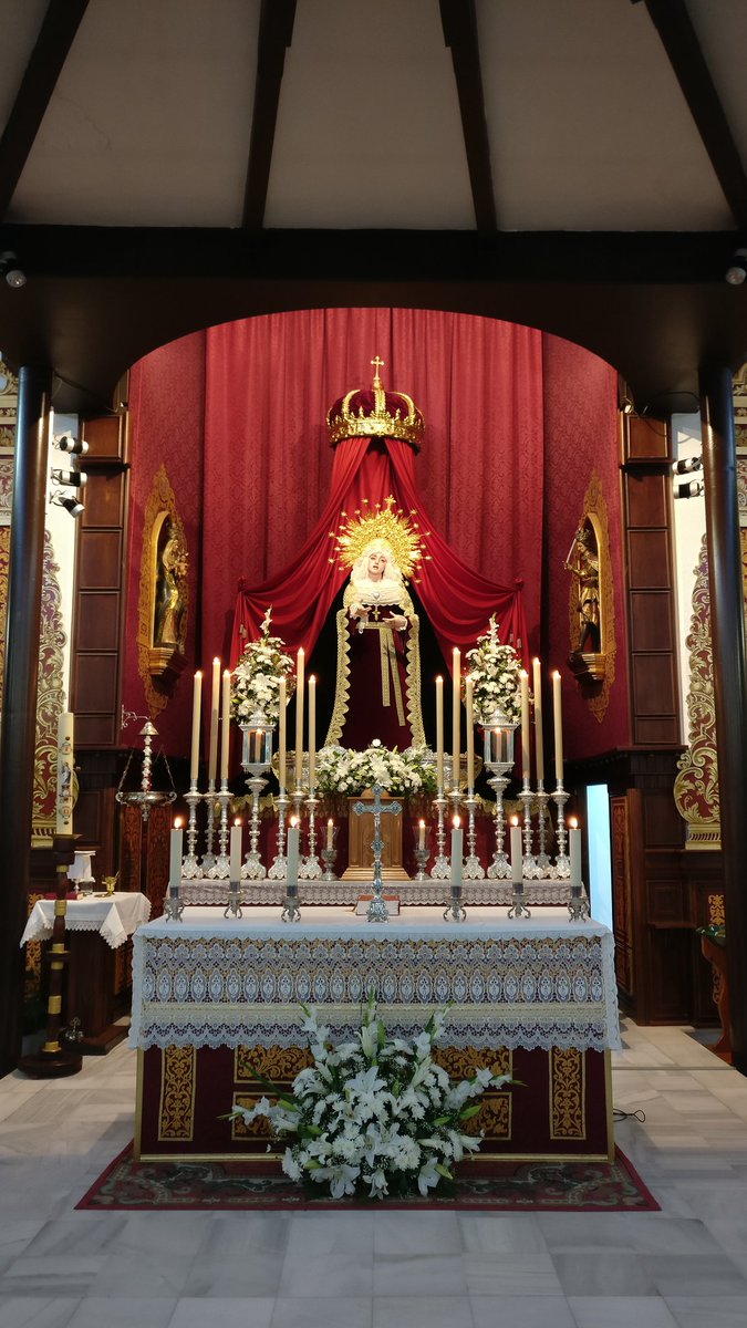Ya está entre nosotros Nuestra Señora de las Angustias de <a href="/MisericordiaDH/">Misericordia DH</a>. Deseando que llegue el sábado para acompañarla.