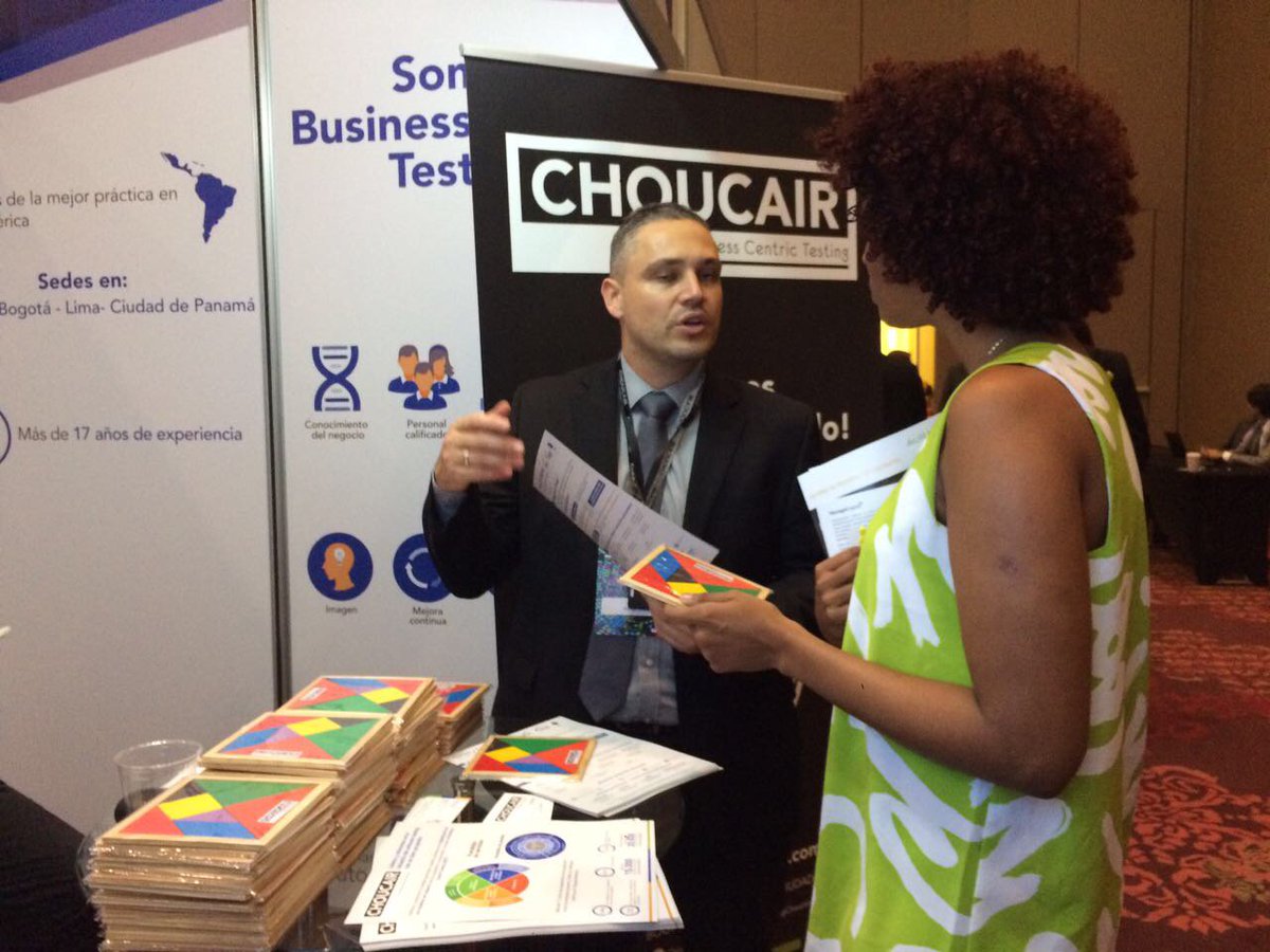 TestingChoucair's tweet photo. @TestingChoucair presente en #TechDay #Panamá y mostrando a los visitantes nuestros #BusinessCentricTesting testing enfocado en negocios. https://t.co/MMKM97tE9n