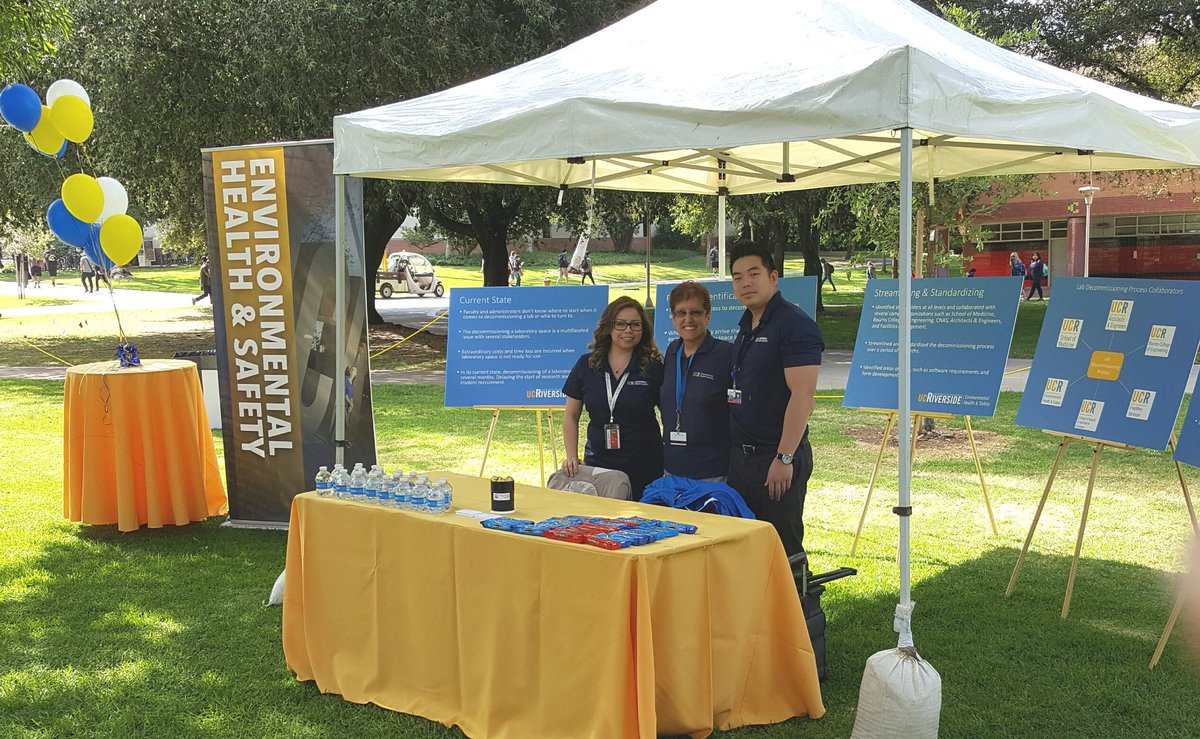 EH&amp;S will be presenting the Lab Decommissioning Process at today's Organizational Excellence Showcase #ucrehs