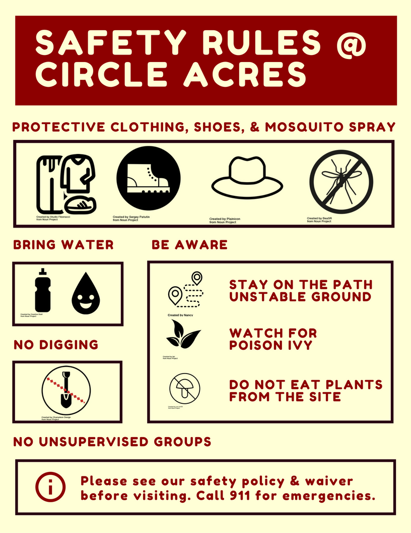 EcologyActionTx's tweet photo. Have a peek at our safety flyer before coming out to #CIrcleAcres this Sat, 9:30am-11am. Everyone welcome. #GetInvolved #SafetyFirst https://t.co/gOwqi1f5JH