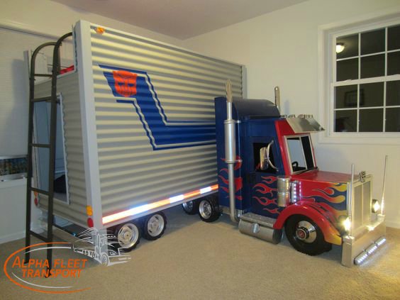 AlphaFleetCorp's tweet photo. Awesome bedroom setup for the little #trucker! Is it nap time yet? 
https://t.co/8vBSvslAxY https://t.co/zsGigwnmbd