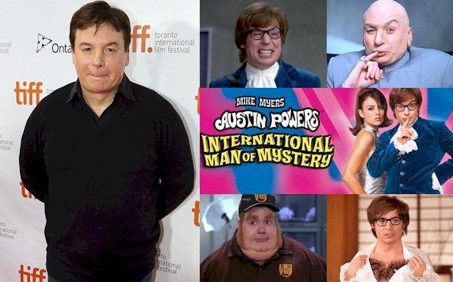 Hoy cumple 54 años Mike Myers (Austin Powers, Dr. Evil, Fat Bastard en Happy Birthday 