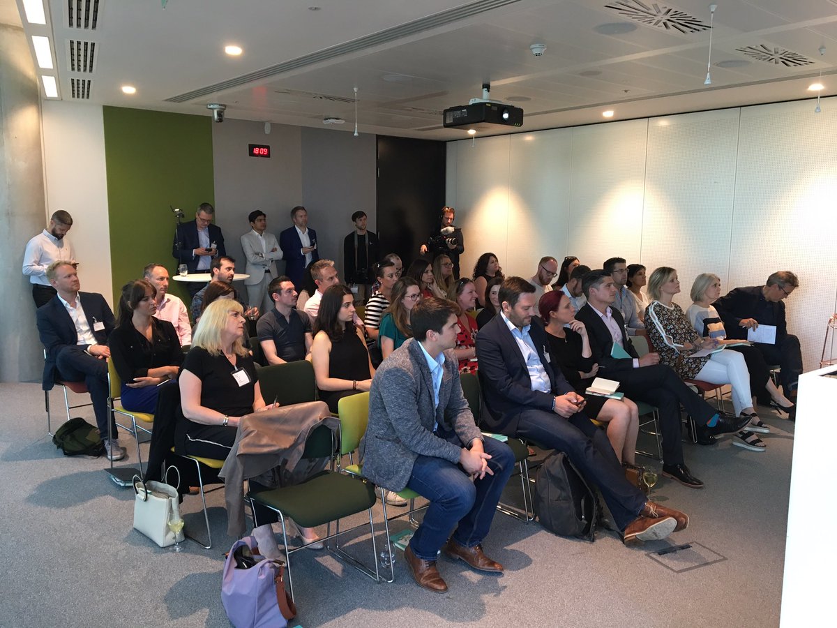 therealprmoment's tweet image. Full house at #prworkflow this evening with @Pragmatist_CRM