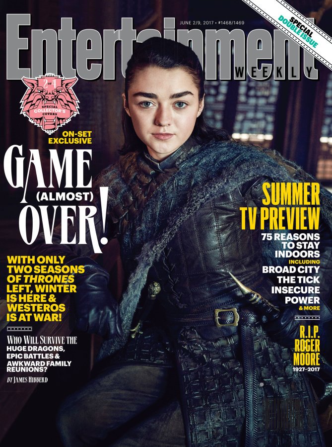 ThronesUpdates's tweet photo. House Stark on the covers of Entertainment Weekly #GameOfThrones https://t.co/GPI8nhYk6l