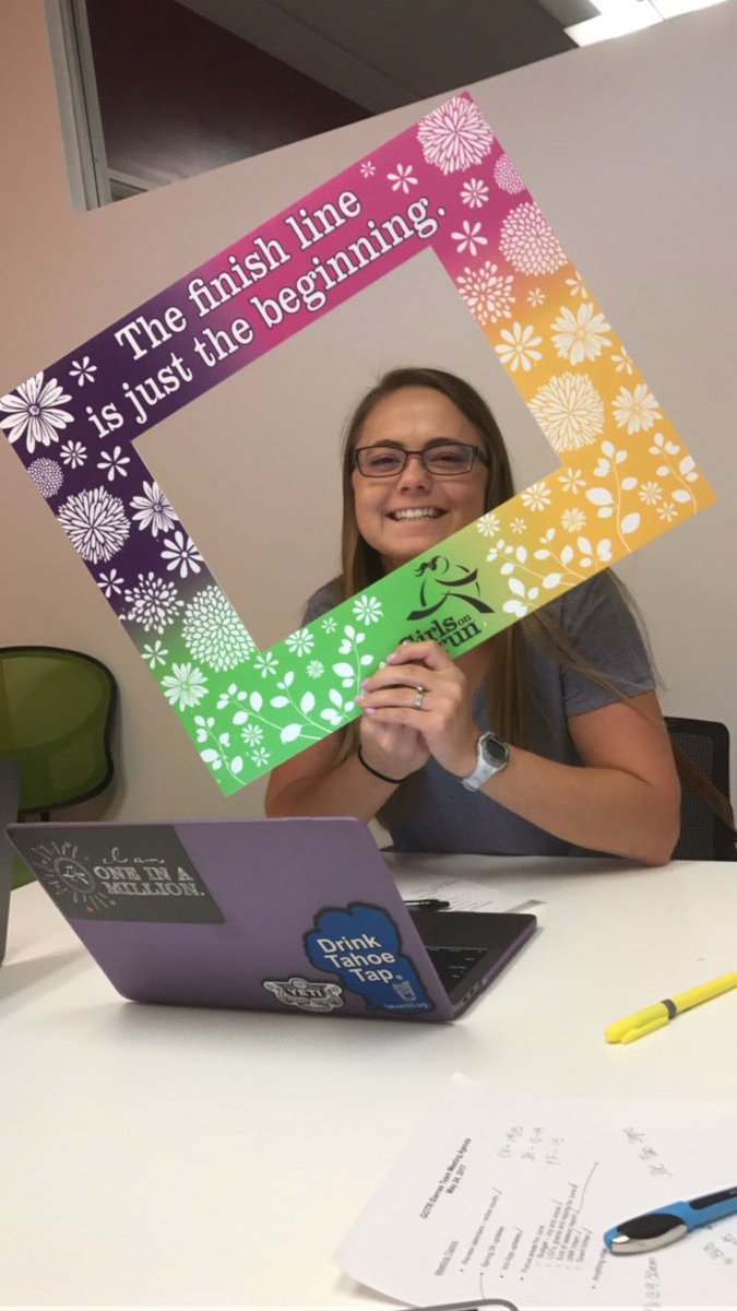 GOTRSierras's tweet photo. We're getting ready for the #5K with office shenanigans and prepping for the photo booth.  ✨ are you ready to celebrate? https://t.co/5visXzI4vu