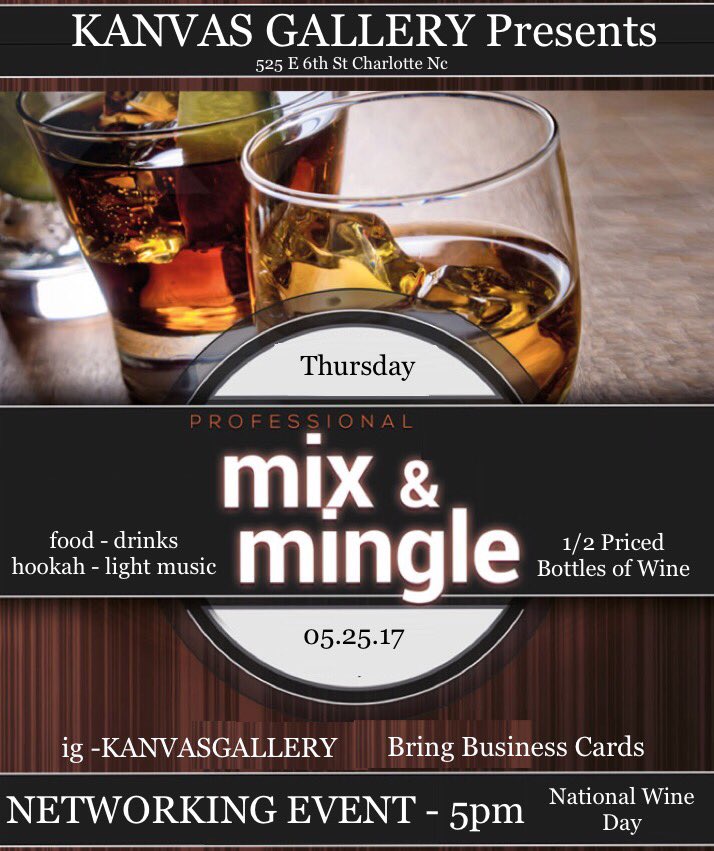 kanvasgallery's tweet photo. Today! National Wine Day! Come Mix and Mingle https://t.co/u5wPuZDbVB