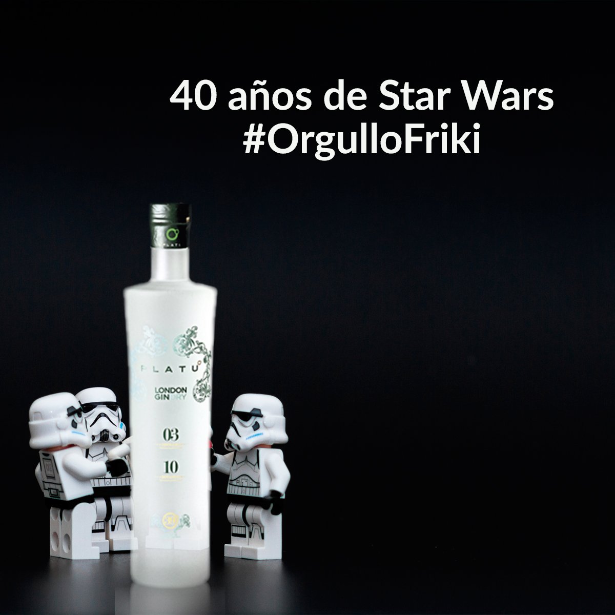 40 años de Star Wars, el Imperio ha caído y los maestros de la Ginebra vuelve a guiar la Galaxia. Feliz día del #OrgulloFriki