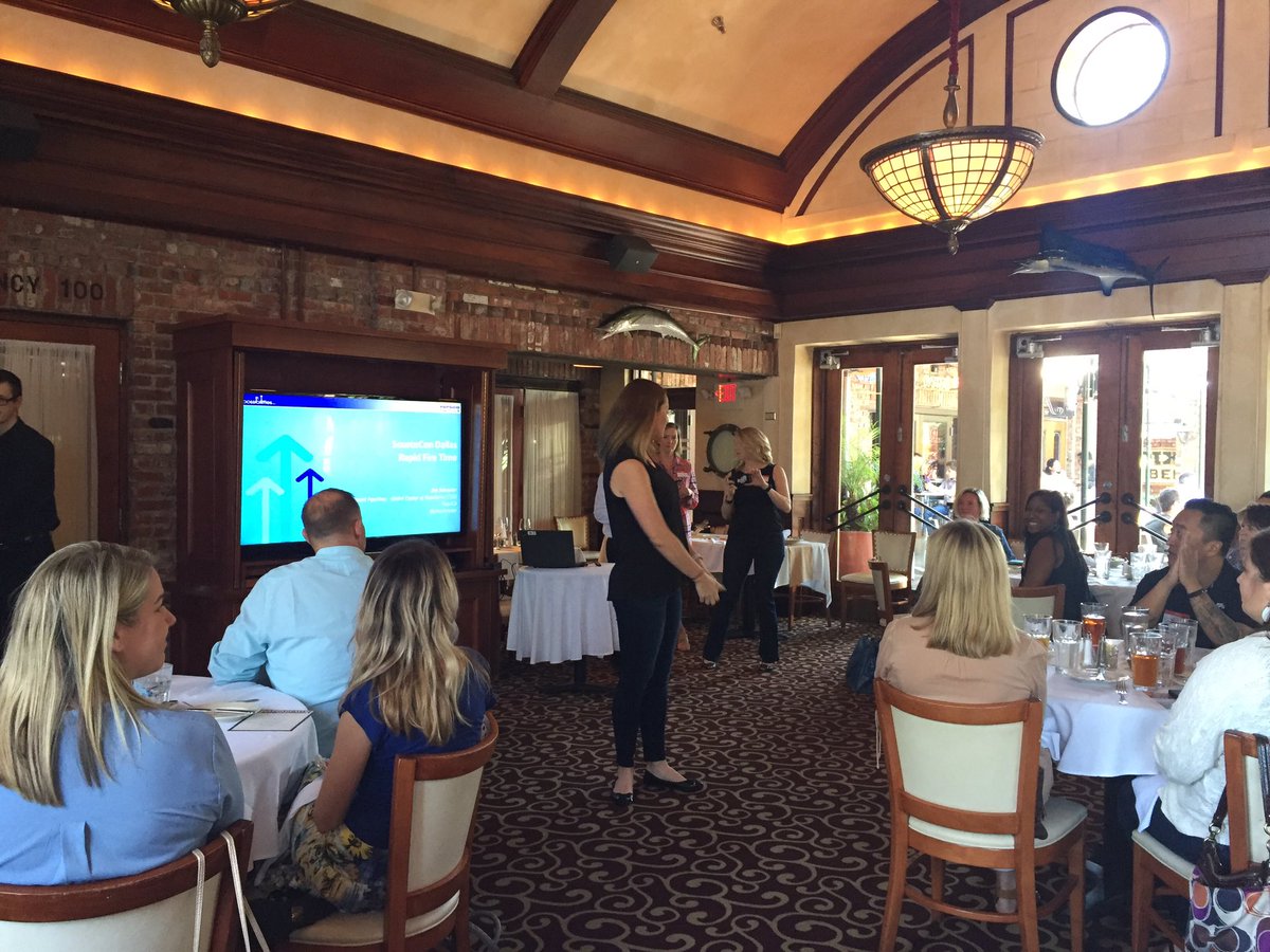 _DavidJaramillo's tweet photo. @SourcingShannon speaking at the #SourceConDallas meeting today. #recruiting https://t.co/dHDZIxe6zP