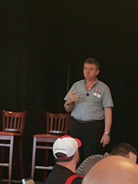 Ben Smink, from <a href="/LelyFMSNA/">LelyFMSNA</a> kicks of this afternoon talking about securing data and using data! #fms17
