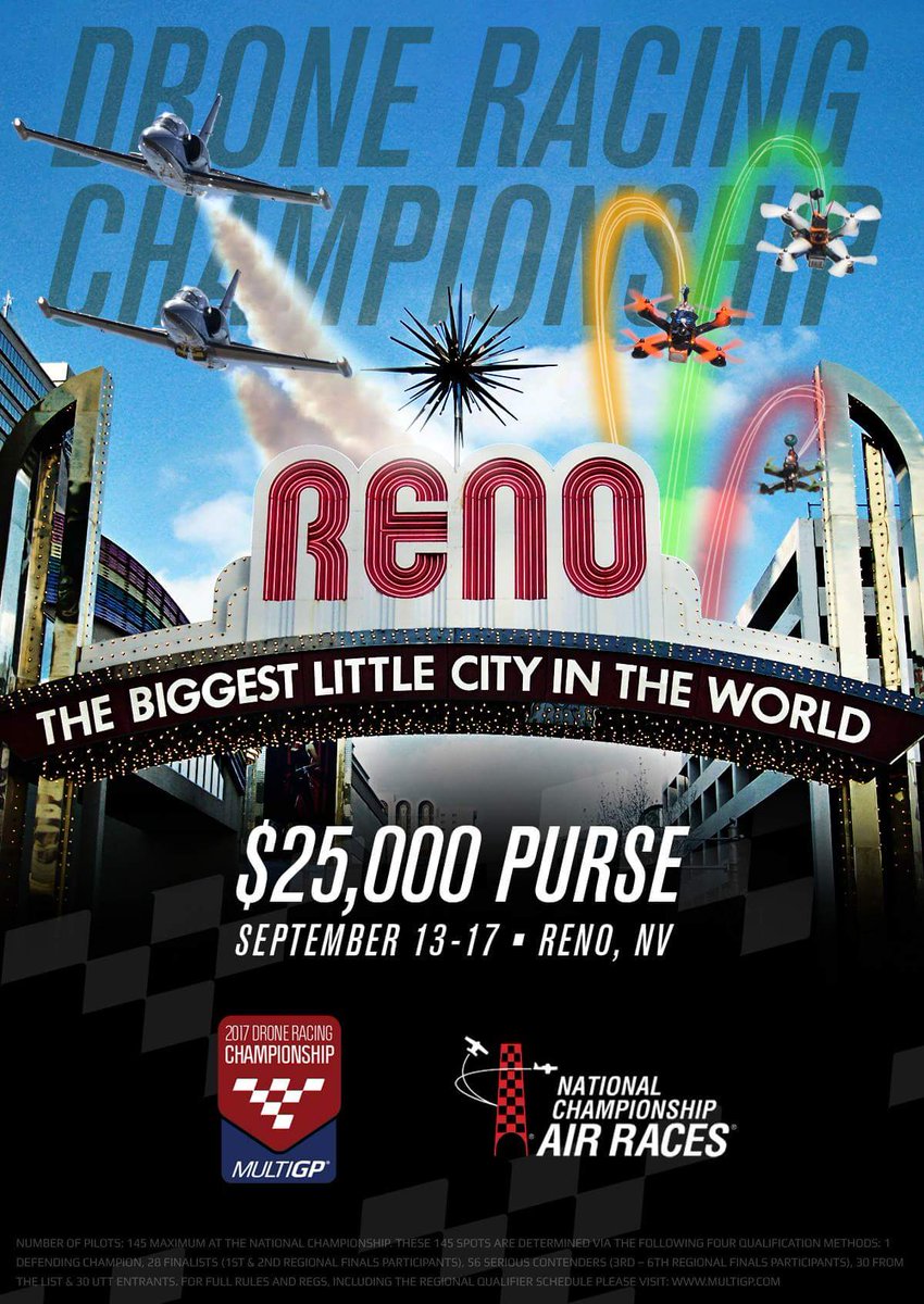 TeamAerialMOB's tweet photo. @Multi_GP Drone Racing League Announces Natl Championship to be Hosted at the Natl Championship @RenoAirRaces 

https://t.co/Kw6NohpMNA https://t.co/5BB6WBZdoM