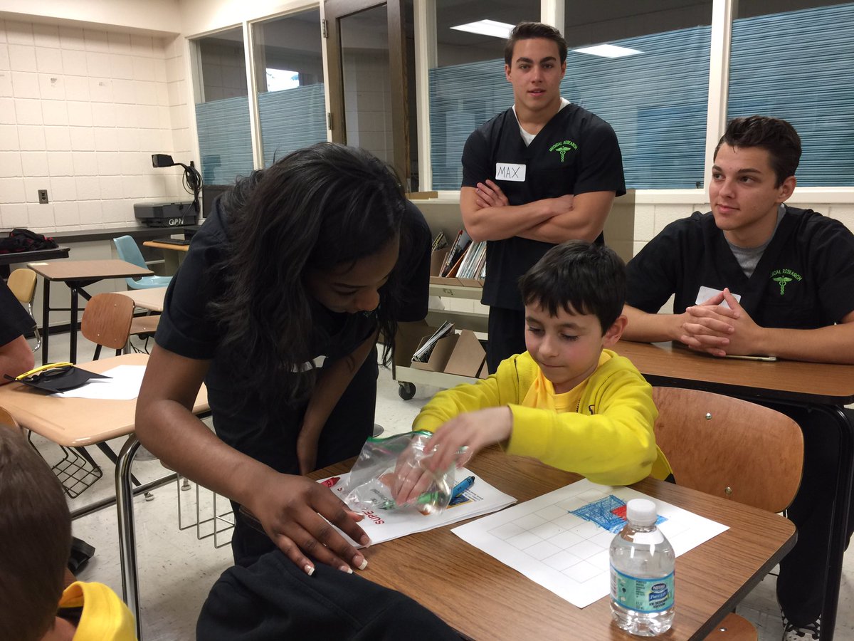 SueSpeirs_RT's tweet photo. More PhUn Day pictures activity simulating the spread of disease! Applied Med teaching students to Cover Your #Cough @GPNHS @APSPhysiology https://t.co/2sALG3RoEQ