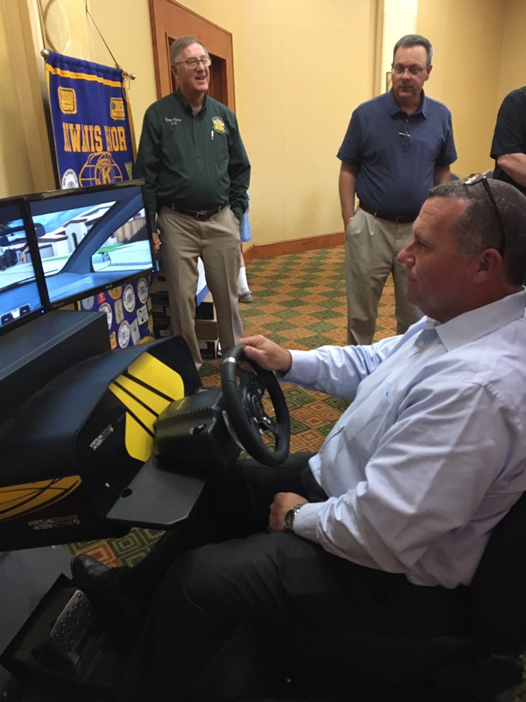 KiwanisJackson's tweet photo. Greg Griffin failing his drivers test at @KiwanisJackson. https://t.co/f2ZjmiEQLS