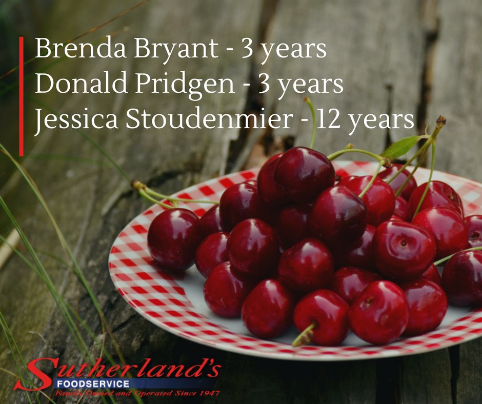 Happy "May" Anniversary to these amazing #SutherlandsTeam members!