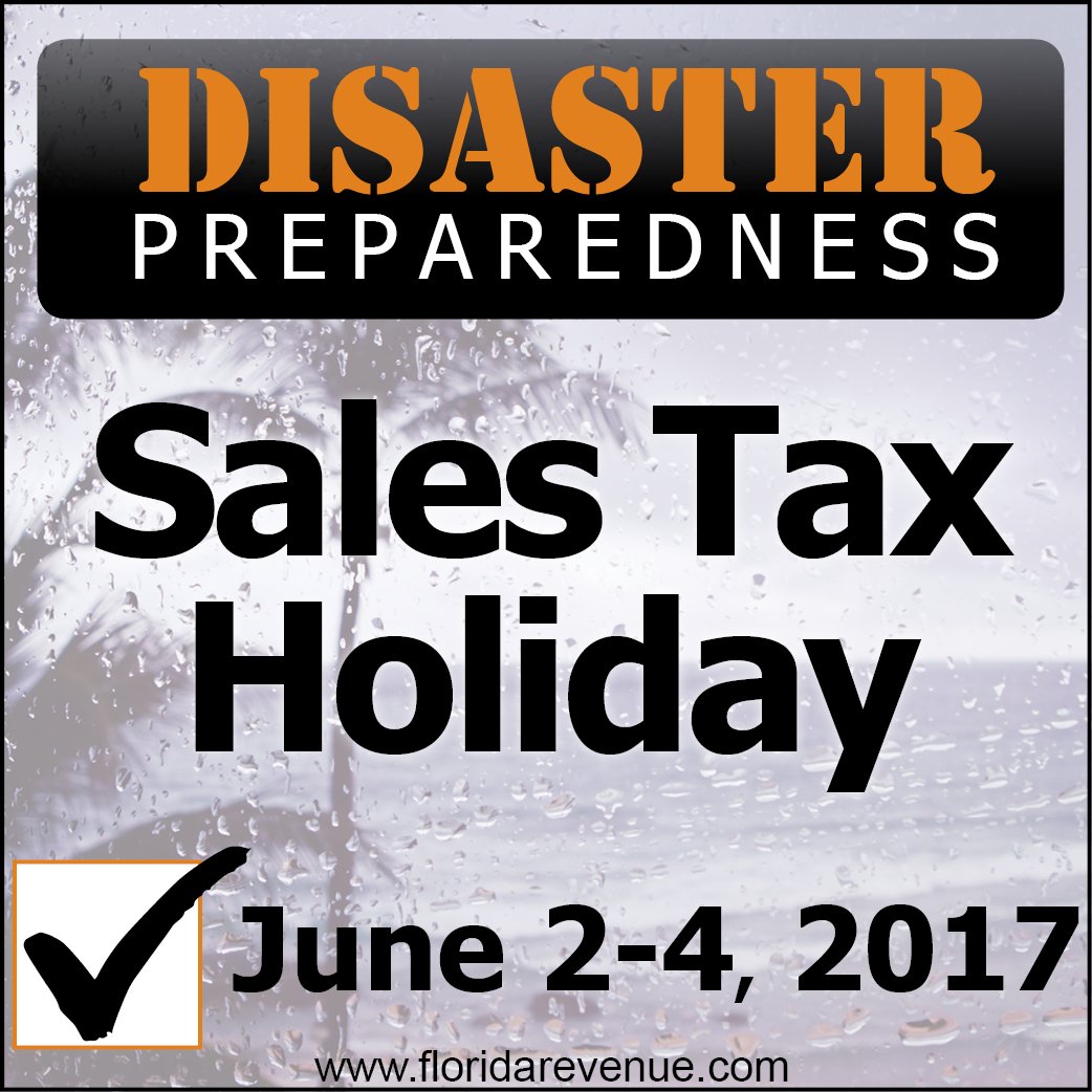 HardeeCountyEM's tweet photo. During the 2017 Disaster Preparedness Sales Tax Holiday June 2-4 stock up on qualifying items exempt from tax. https://t.co/3bbhtcJ02u https://t.co/ynY8vUyqHO