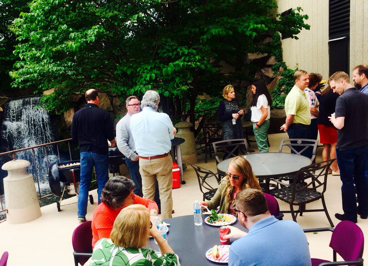 gagegroup's tweet photo. We're enjoying a break in the clouds with an outdoor pre-Memorial Day grill out! #gagegroup #gageculture #bbq https://t.co/EwEf32Fmgm