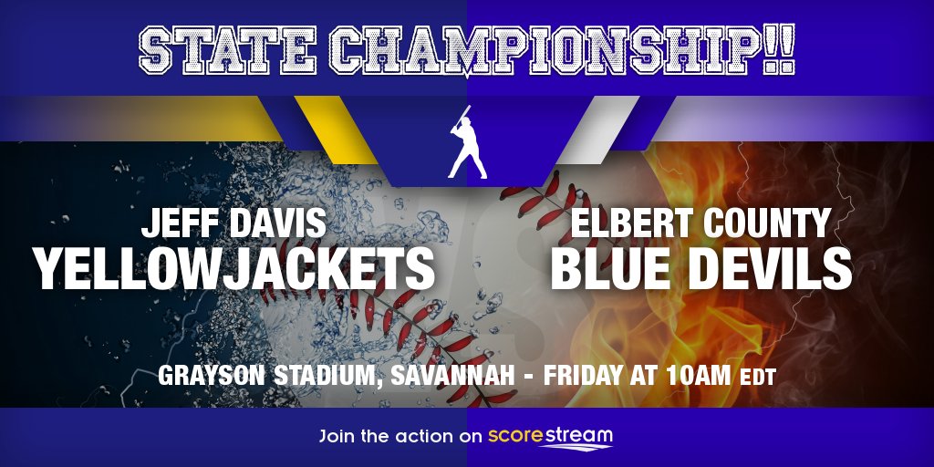 JacketJd's tweet photo. State Championship baseball Fri on #WHJD 105.9fm & https://t.co/0jHmTGcBGu. Pregame begins at 8:20. First pitch at 10. #JDBaseball #TPW https://t.co/qJCXLcHvCF
