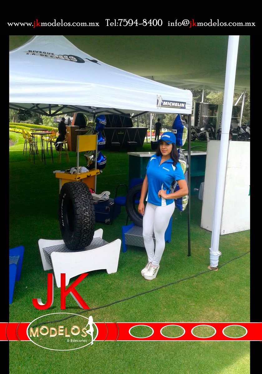 jkmodelos's tweet photo. #JKmodelos y #Edecanes con #Michelin https://t.co/i6cs2iR9l6