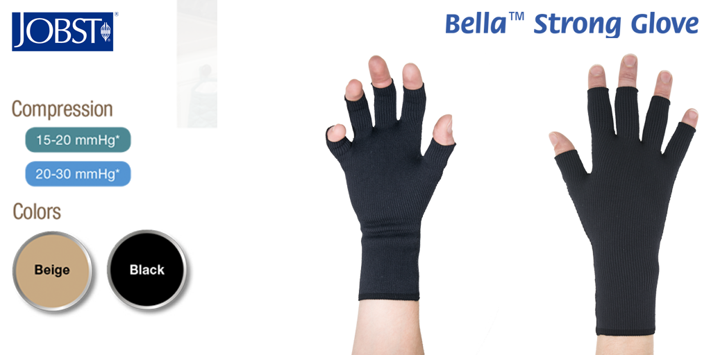 JOBSTforUSA's tweet photo. The new Bella Strong glove features our flat-knit technology, previously only available in our custom compression garments. #PatientStrong https://t.co/EhwA68XUfW