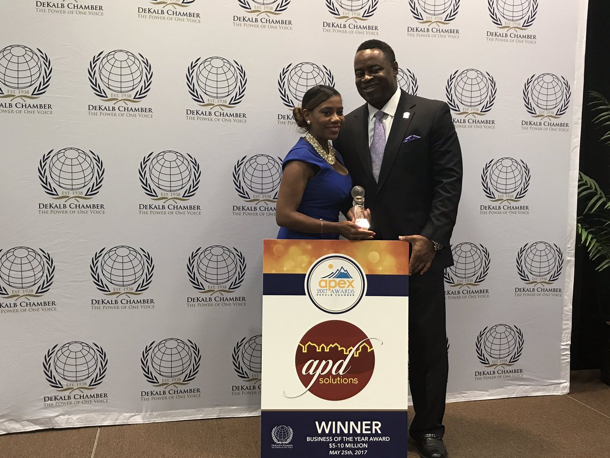 dekalbchamber's tweet photo. Congrats to @APDSolutions for winning the Business of the Year $5-10M category. #ApexBizAwards  @APDSolutionsCEO https://t.co/mU0Mx9TqF0