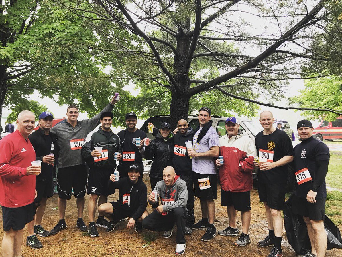 Lifes_Theory's tweet photo. #LaFamilia #Engine47 #FDNY #4ForFahey great turnout #RainorShine we made it happen for our Fallen Hero. https://t.co/gGuXlgz29u