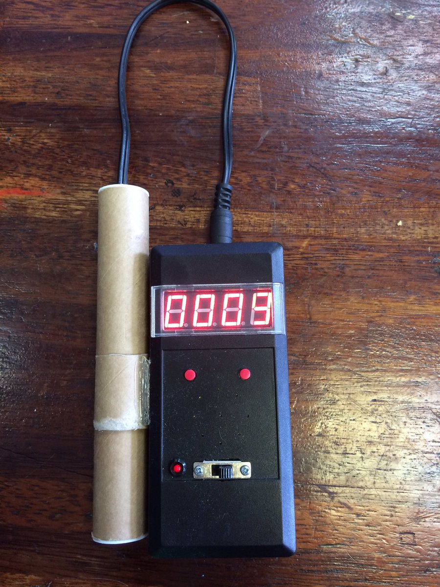 Bennett_Physics's tweet photo. This is amazing, one of our #physics students, @joshua_bolland made his own Geiger-Muller tube. Really impressive! https://t.co/pVYihKAtP0