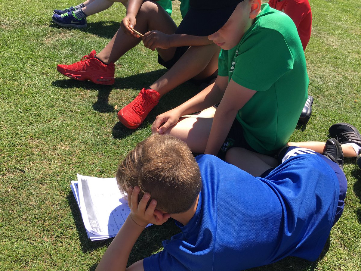 WWoodAcademy's tweet photo. Year 6's doing Miss Barrs' scoring whilst she umpired at MYG Cricket today! #MathsAndPE https://t.co/lEf8EtkUME