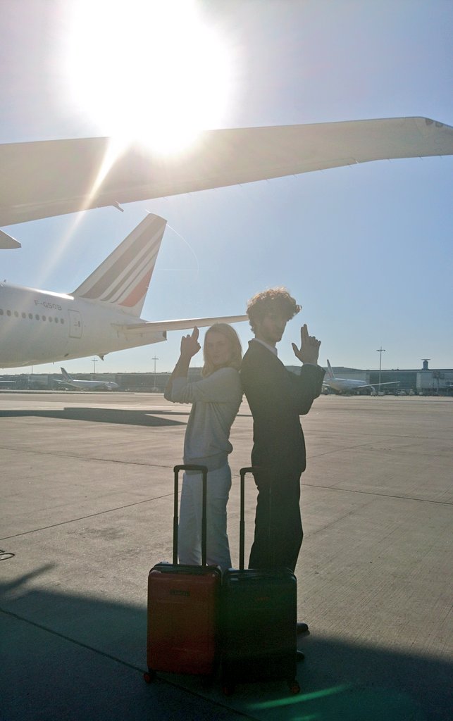 landais_cedric's tweet photo. [🆒👏 : When #AirFrance 🛫#FGSQB is the 2nd ⭐🌟 in #aviona @Lancel ad. all over the 🌎]  https://t.co/8rKCei3G4o https://t.co/ckCgqdngtc