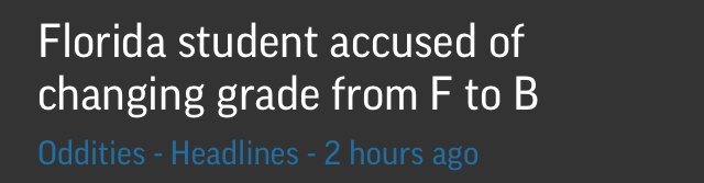 You know a D turns into a B so easily. You just got greedy.