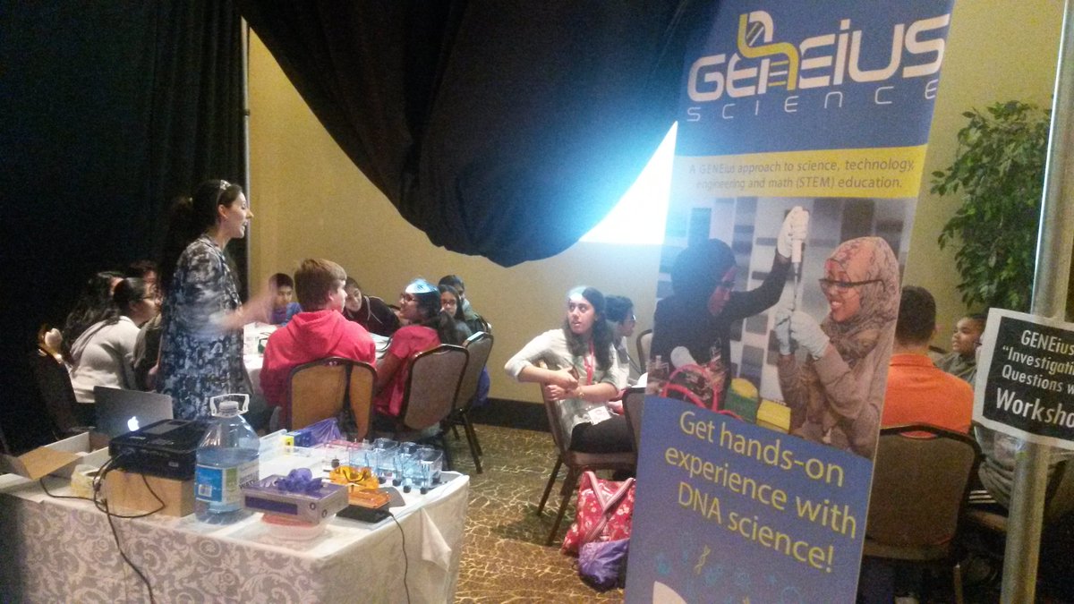 Learning about DNA <a href="/gfss_STEM/">Glenforest STEM</a>! Having a great time with science students <a href="/DavidSuzukiSS/">David Suzuki Secondary School</a>!