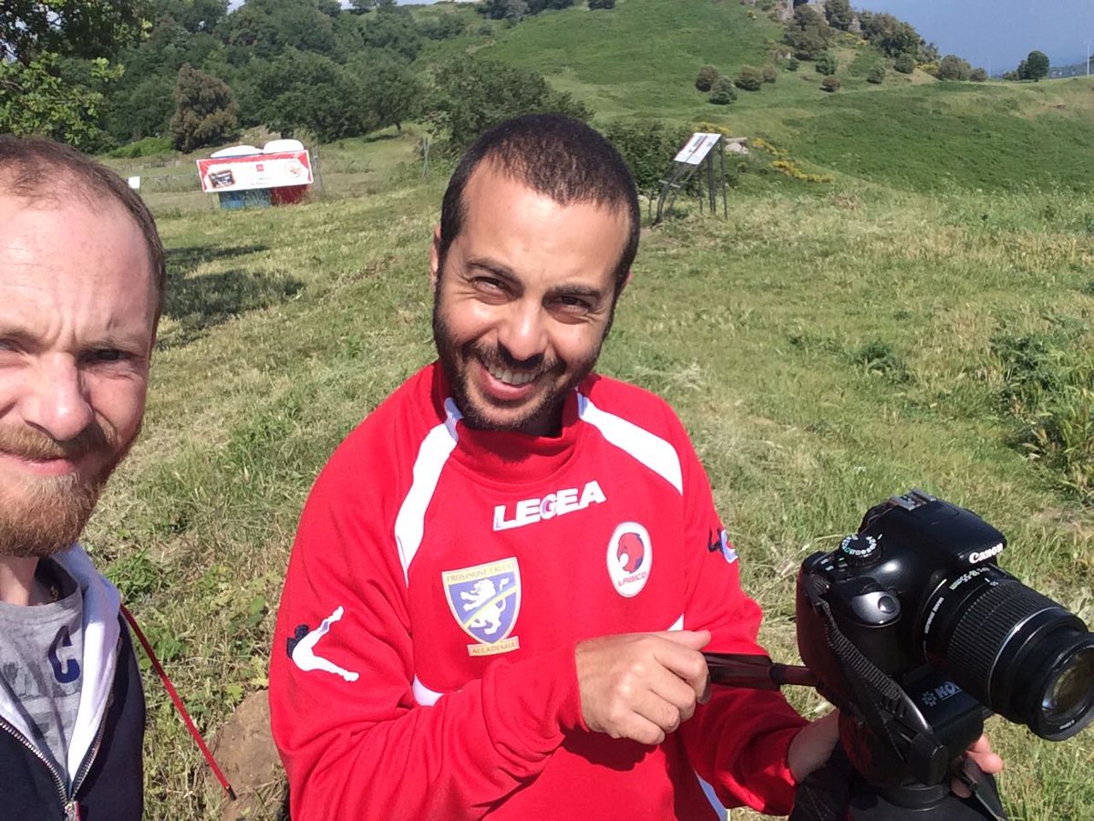 ilSatiroARC's tweet photo. Ancora #percorsi. Girando il trailer di "Finding #ugotoscolo" insieme al videomaker @AlbertoDiCola aka #bomber.
#ilsatiro #trailer #3giugno https://t.co/dWBceorbiU