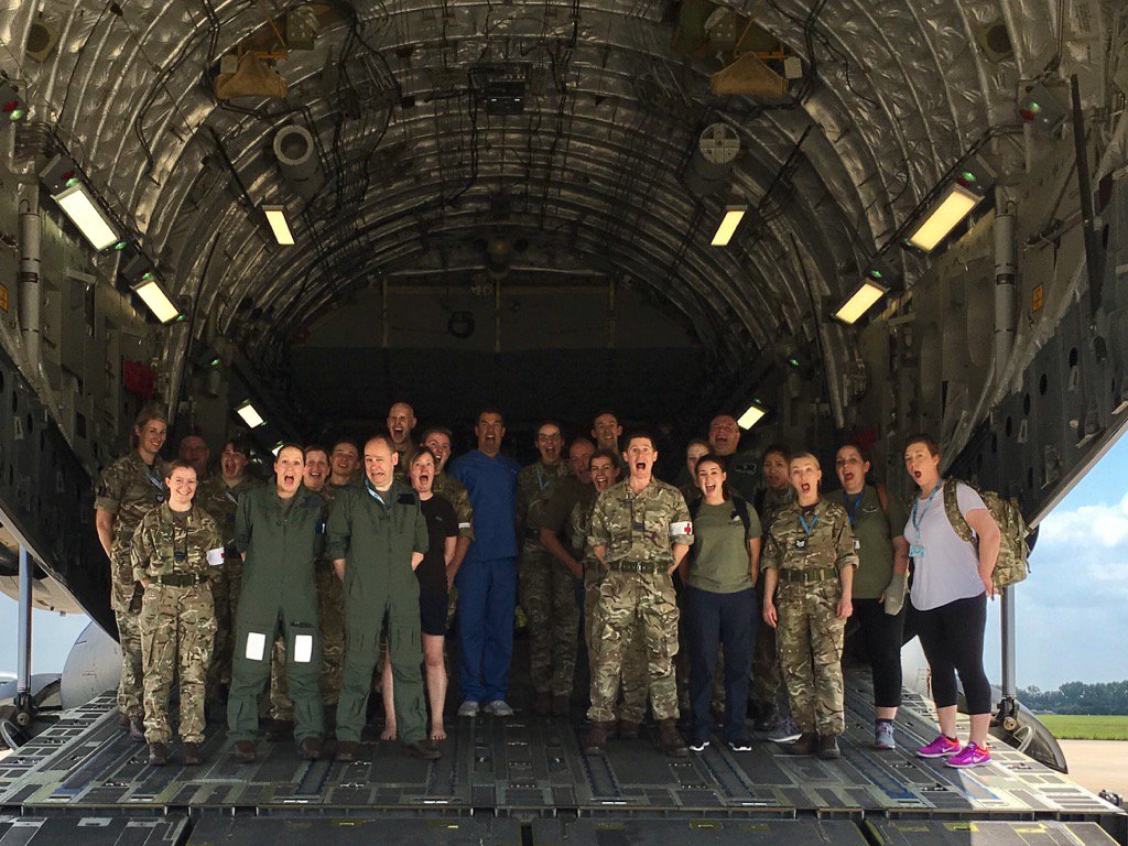 DoctorChrisVT's tweet photo. The Tactical Medical Wing @RAFBrizeNorton give great #Ouchface (and are phenomenal medics!) Thanks for a great day. https://t.co/6rhZUX5T5s