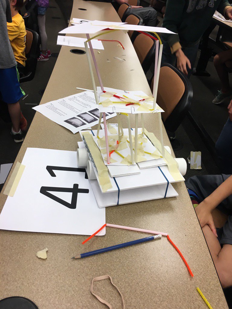 STEM Challenge: magnitude 5 earthquake  #sd61learn <a href="/ingridfawcett/">ingrid fawcett</a> <a href="/BrennaOConnor/">Brenna O'Connor</a> <a href="/lacristante/">Lindsay Cristante</a> <a href="/careynickerson/">Carey Nickerson</a>