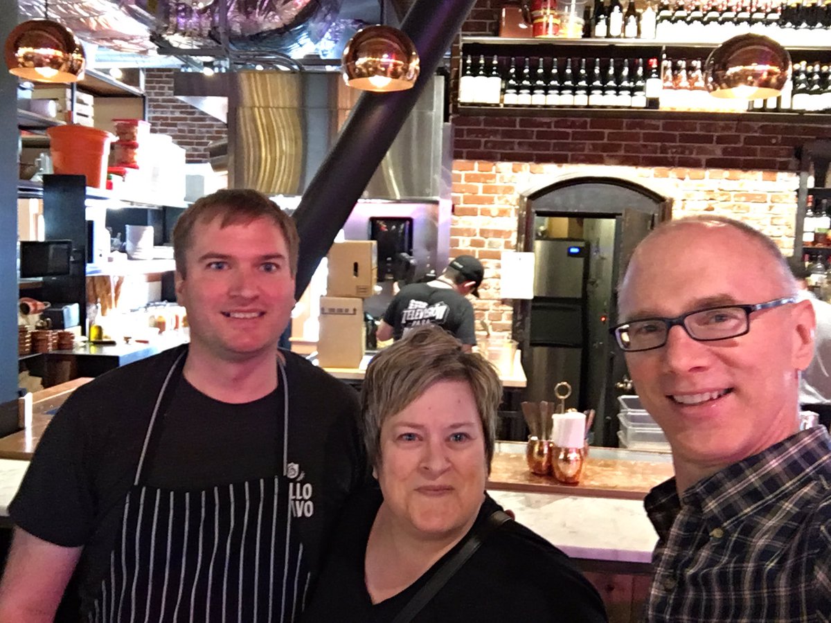 W/ my cousin Josh who owns <a href="/pollobravopdx/">Pollo Bravo PDX</a> &amp; my other fave cousin Anne ;-) #PineStreetMarket