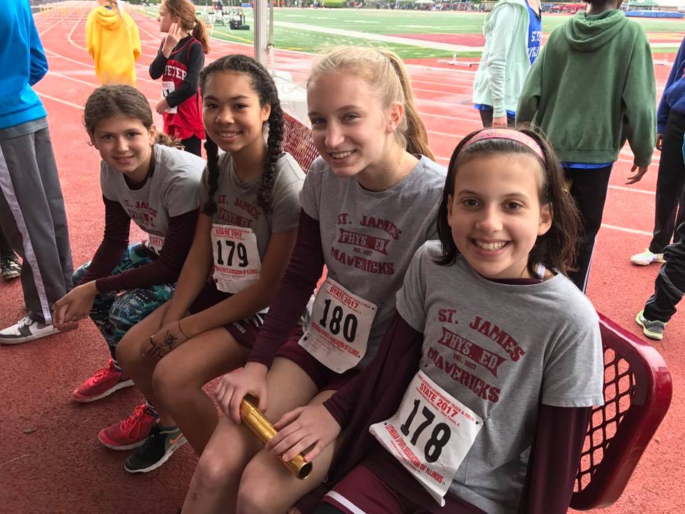 stjchicago's tweet photo. St. James competed at the Illinois State Track Meet last weekend at @CUChicago. https://t.co/fKxOqkeMvB