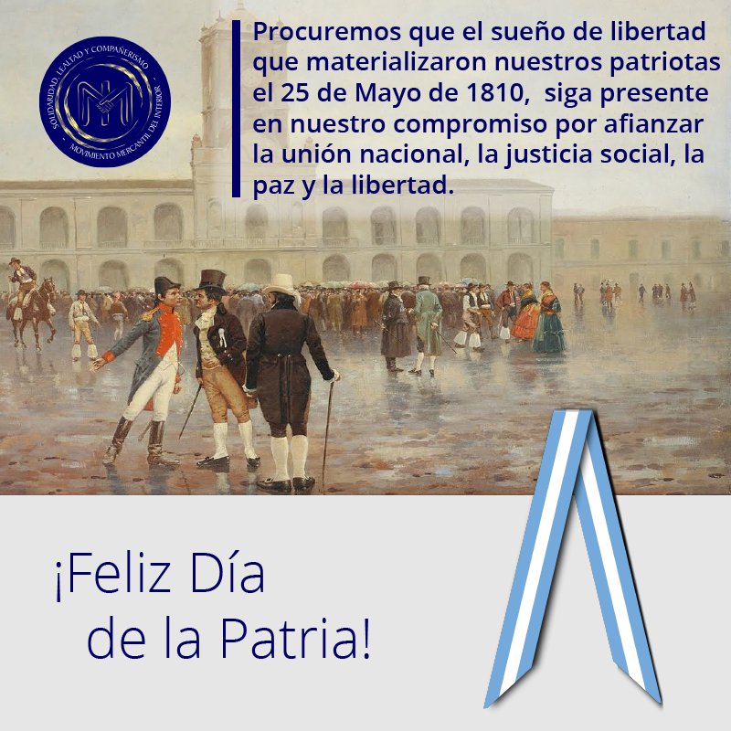 ¡Feliz #25deMayo!