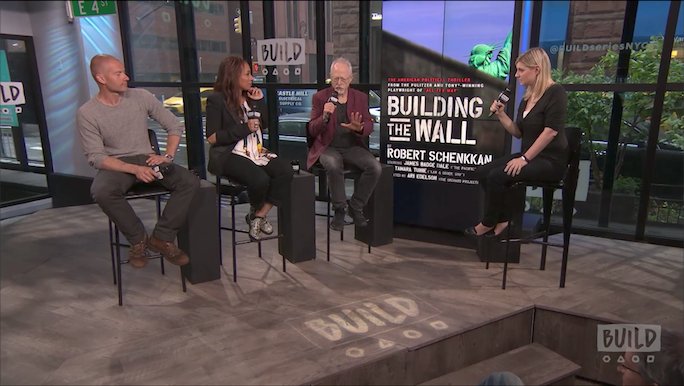 Watch playwright <a href="/ROBERTSCHENKKAN/">ROBERT SCHENKKAN</a> &amp; #BuildingTheWalls stars <a href="/TheRealTTunie/">Tamara Tunie</a> &amp; <a href="/JamesBadgeDale/">James Badge Dale</a> on AOLs <a href="/BUILDseriesNYC/">BUILD Series</a> aol.it/2rlOS6V
