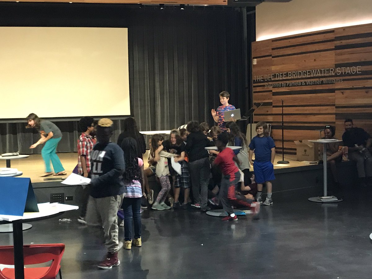 mcandler's tweet image. Group hug for Ms. Kim at @NOLA_micro celebration  #challengezone