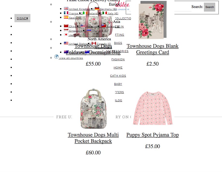 OrangeSqueaky's tweet photo. @Cath_Kidston Oh dear. Experienced this twice now. :( https://t.co/JASle3ub0q