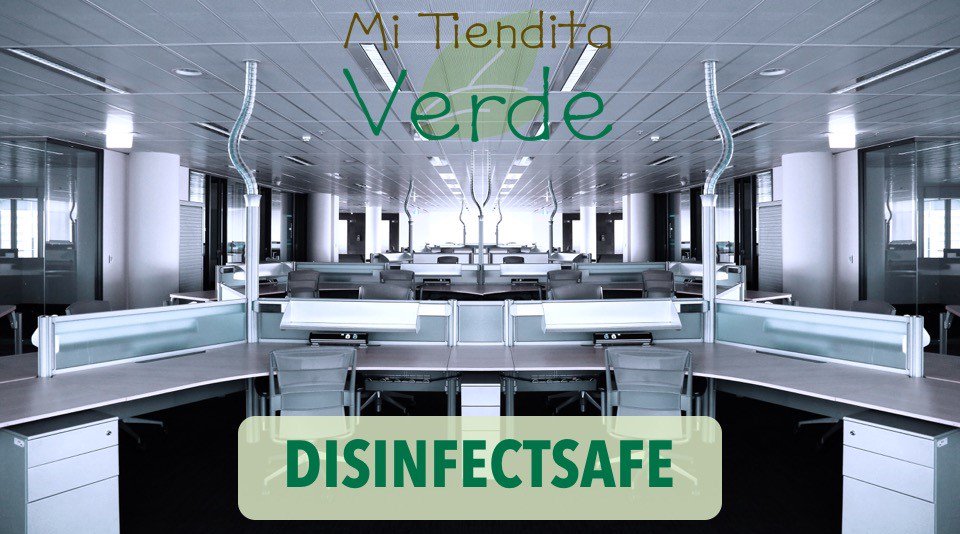 MiTienditaVerde's tweet photo. En tu trabajo también puedes tener un lugar limpio y libre de bacterias con #Disinfectsafe #MTV https://t.co/GSyrJTQf9g