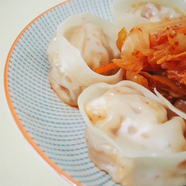Plump little dumplings with a Big side of kimchi - part of our <a href="/divertimenti/">Divertimenti Cookery School</a> #ArtofKimchi masterclass.  Tix &amp; info 👉divertimenti.co.uk/cookery-school
