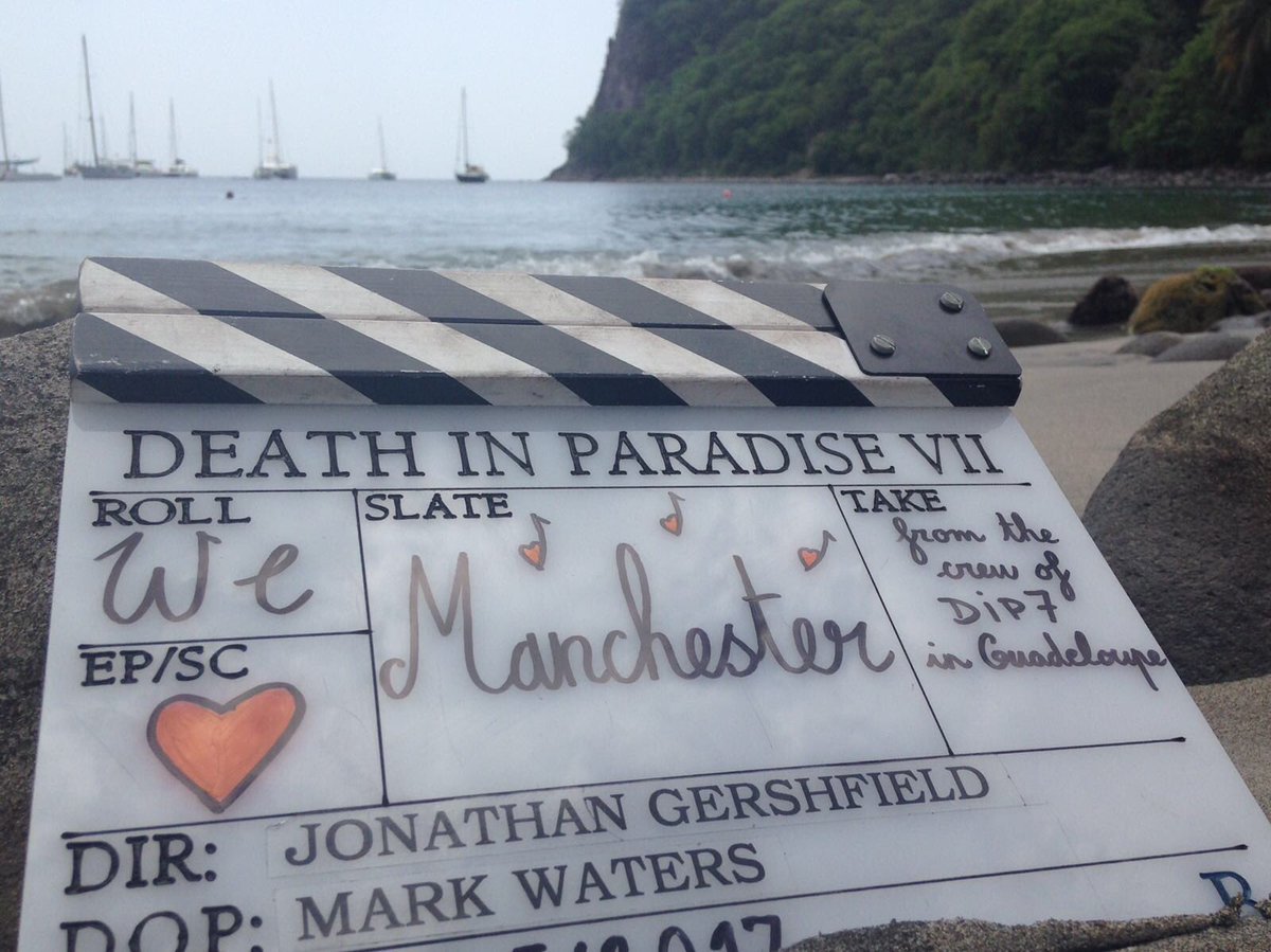 c_t_m_digital's tweet image. Had to share this. It&apos;s from my daughter who&apos;s working on #deathinparadise in Guadeloupe.