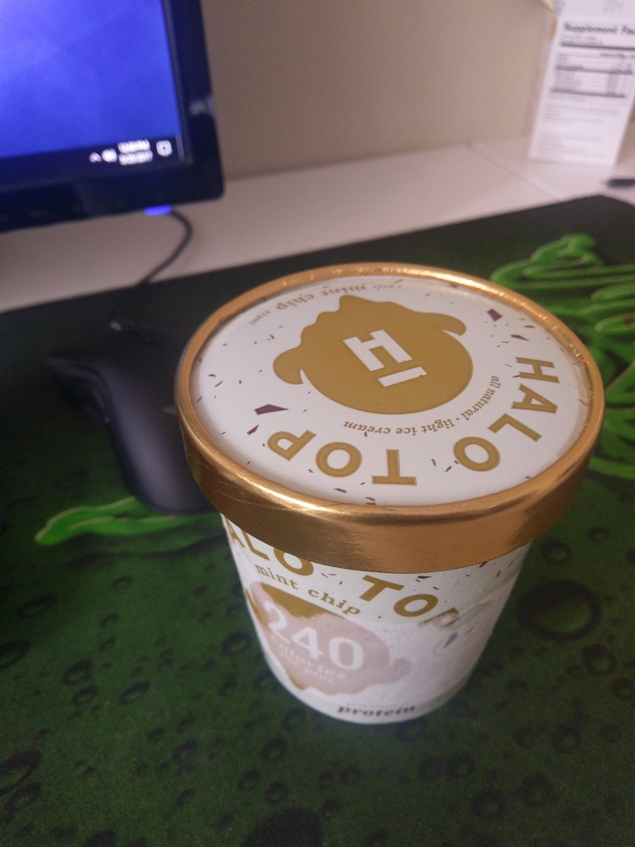 a pint a day 😇
<a href="/HaloTopCreamery/">Halo Top</a>