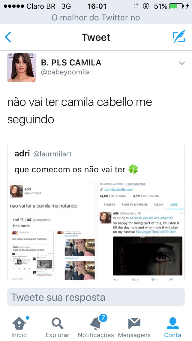 cabeyoomila's tweet photo. que comecem o não vai ter ☘️ https://t.co/4rGr6gLNX0