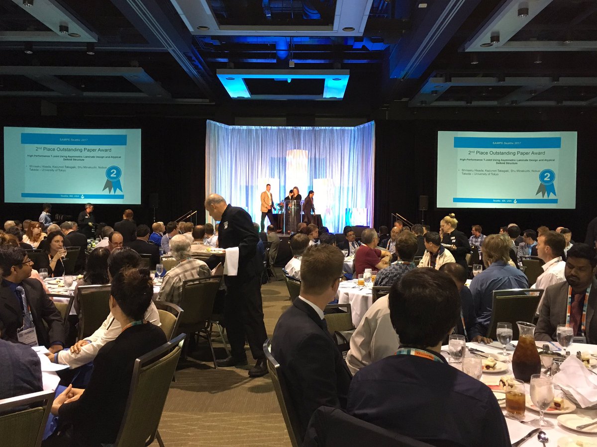 SAMPE's tweet photo. Congratulations to the Outstanding Paper Award winners! #sampe17 https://t.co/RFYm3IFWXE
