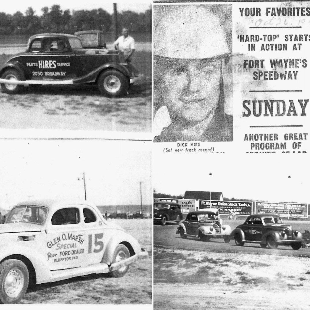HiresAuto's tweet photo. We found early 50s clippings of the Fort Wayne Speedway! Dick Hire was an honorary racer &amp; made Hires Automotive a winning team! #TBT https://t.co/xMoxiYfnGX