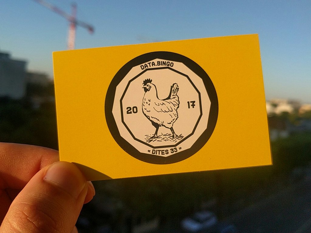 gilledebast's tweet image. On se retrouve à @futur_en_seine pour une performance #databingo complètement #datadada avec @robert2barret1